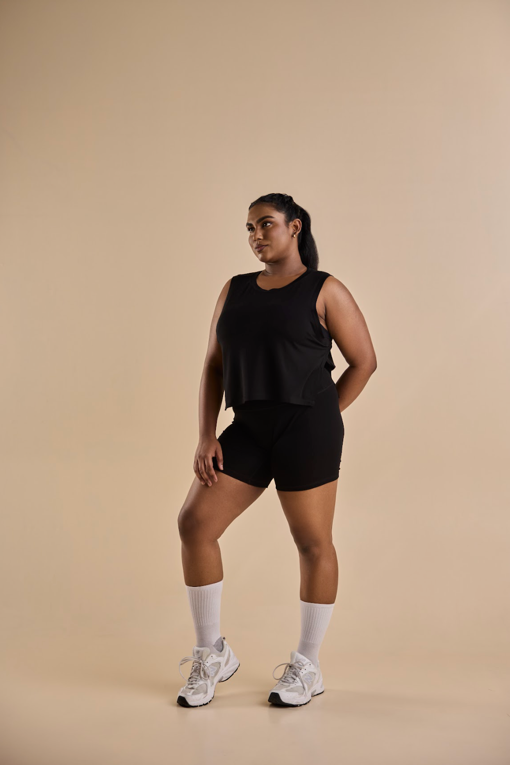 The HIIT Crop (Jet Black)
